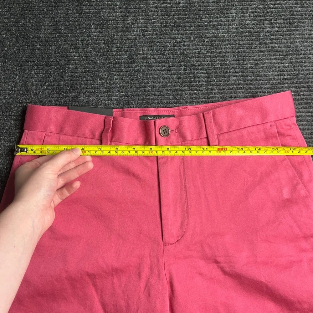 Banana Republic Aiden Shorts Mens 31 Pink Slim Fit 9
